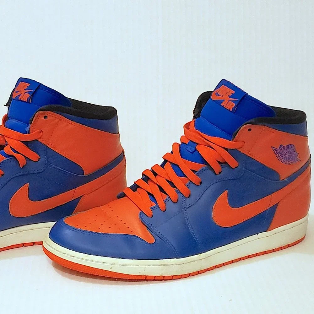 Mens Nike Air Jordan 1 Retro High OG Knicks - Picture 2 of 6